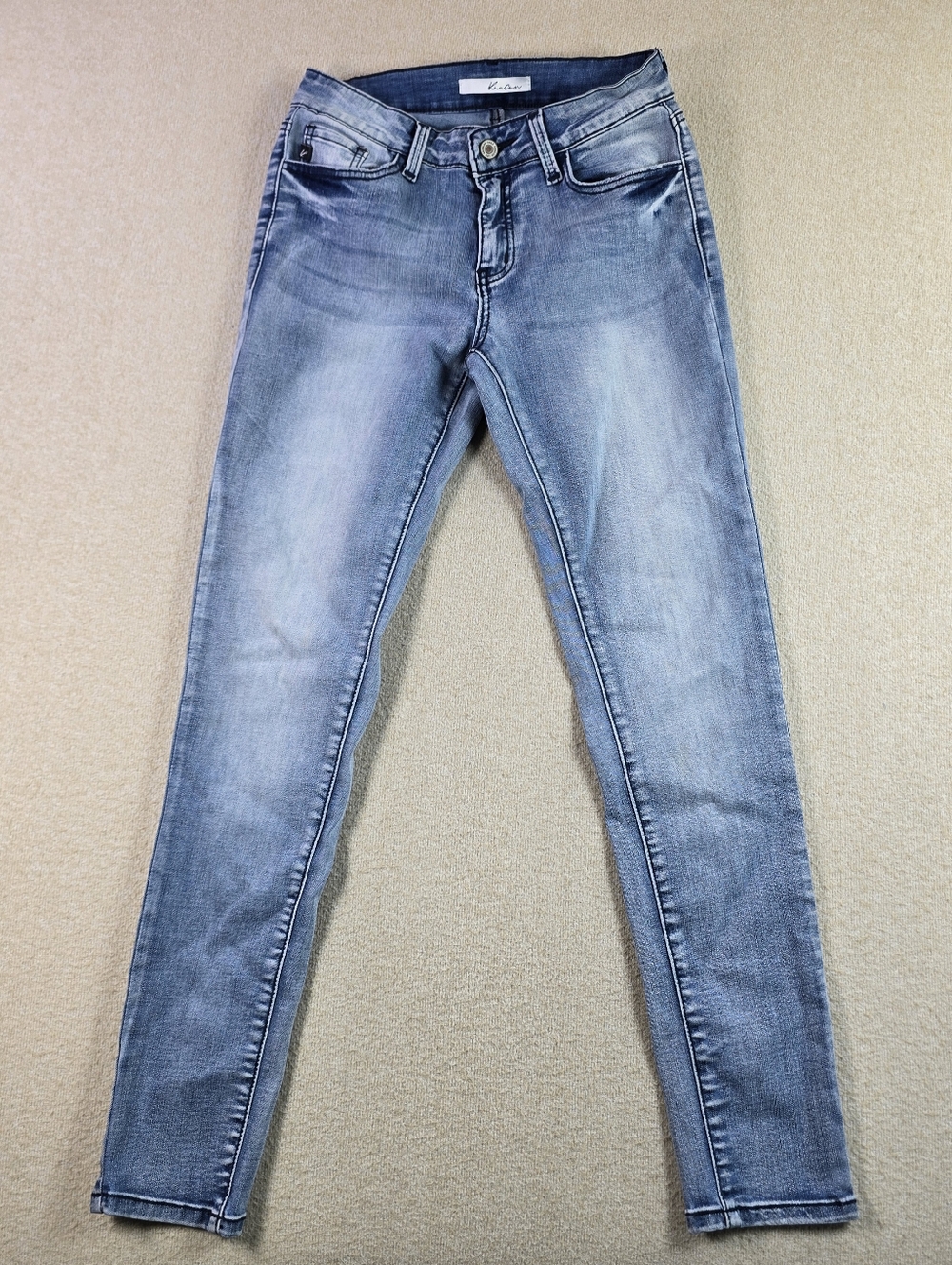 Kancan Jeans Womens 27 Blue Skinny Stretch Denim Mid Rise
